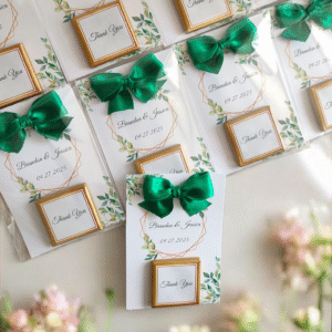 Kurdeleli Madlen Çikolatalı Kart, Söz, Nişan Hediyelik