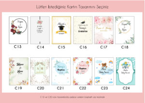 Kurdeleli Pleksili Madlen Çikolatalı Kart, Lüks Söz, Nişan Hediyelik - Görsel 7