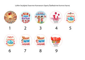 23 Nisan Hediyesi - Öğretmen Hediyesi Anahtarlık - Görsel 4